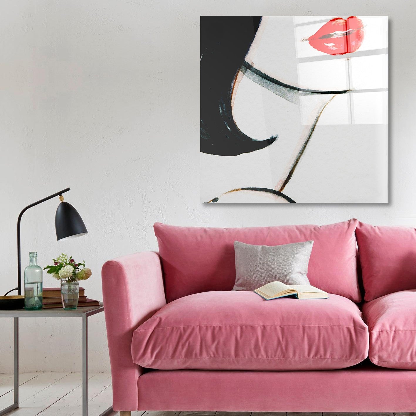 Arte em Vidro Temperado Multicolor 50x50cm - Pintura Decorativa Premium de 4mm