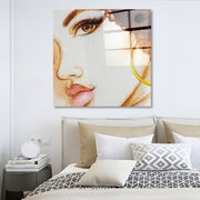 Arte em Vidro Temperado Multicolor 70x70cm - Pintura Decorativa Premium de 4mm