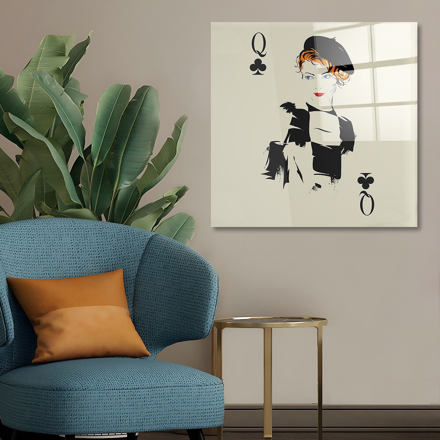 Arte em Vidro Temperado Multicolor 70x70cm - Pintura Decorativa de Alta Qualidade