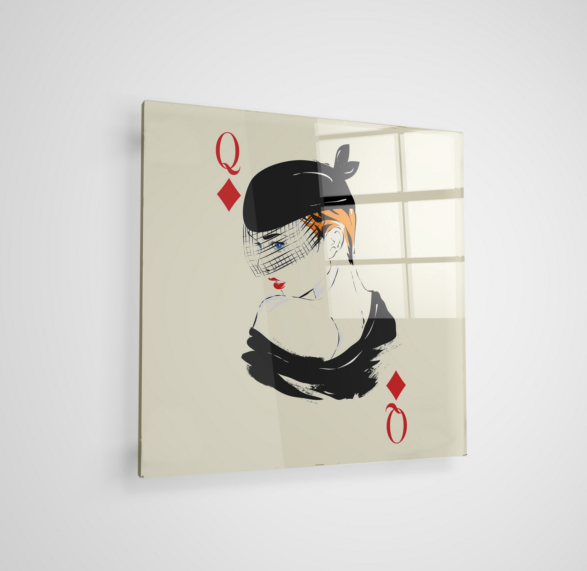 Arte em Vidro Temperado Multicolor 70x70cm - Pintura Decorativa de Alta Qualidade