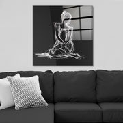 Arte em Vidro Temperado Multicolor 70x70cm - Pintura Decorativa de Alta Qualidade