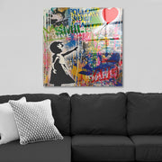 Arte em Vidro Temperado Multicolor 70x70cm - Pintura Decorativa de Alta Qualidade