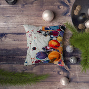 Capa de almofada – 43 x 43 cm – Multicolorido – 50% poliéster / 50% algodão