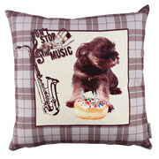 Almofada – 43 x 43 cm – Multicolorido – Algodão e poliéster