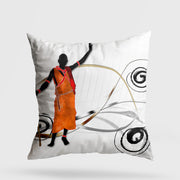 Almofada – 43 x 43 cm – Multicolorido – Algodão e Poliéster