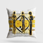 Almofada – 43 x 43 cm – Multicolorido – Algodão e Poliéster