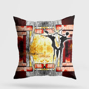 Almofada – 43 x 43 cm – Multicolorido – Algodão e Poliéster