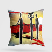 Almofada – 43 x 43 cm – Multicolorido – Algodão/Poliéster