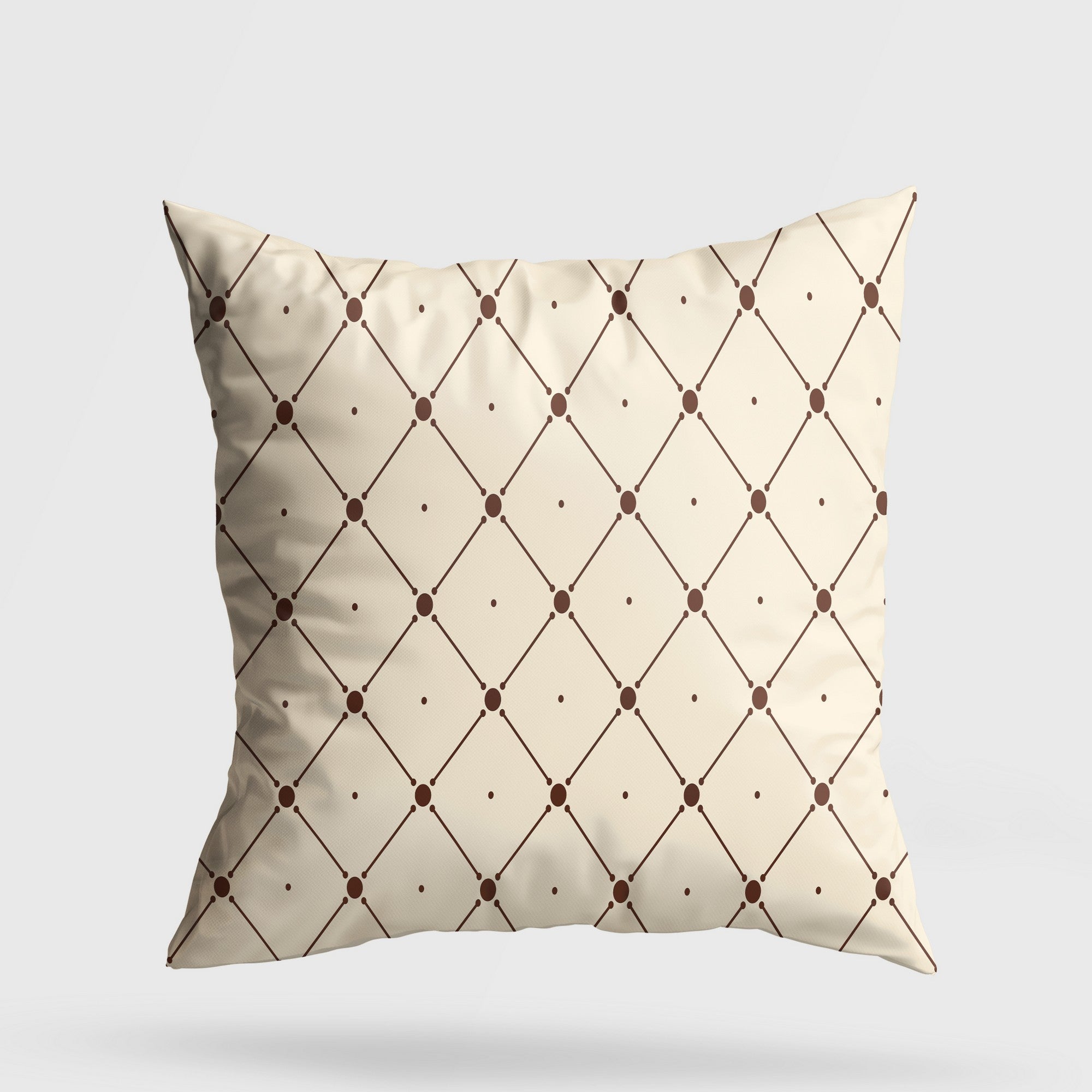 Almofada quadrada – 43 x 43 cm – Multicolorido – Algodão e poliéster