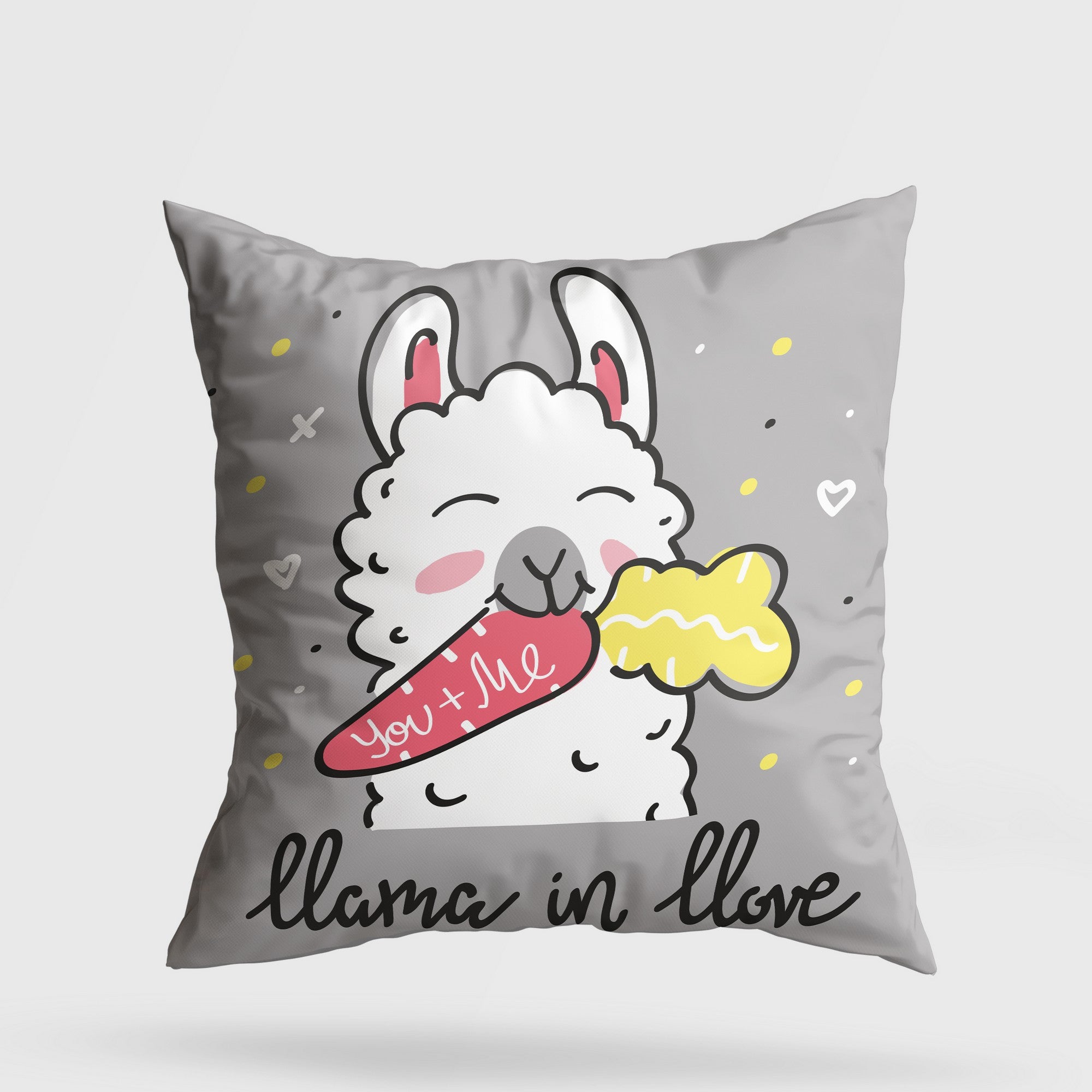 Almofada – 43 x 43 cm – Multicolorido – Algodão/Poliéster