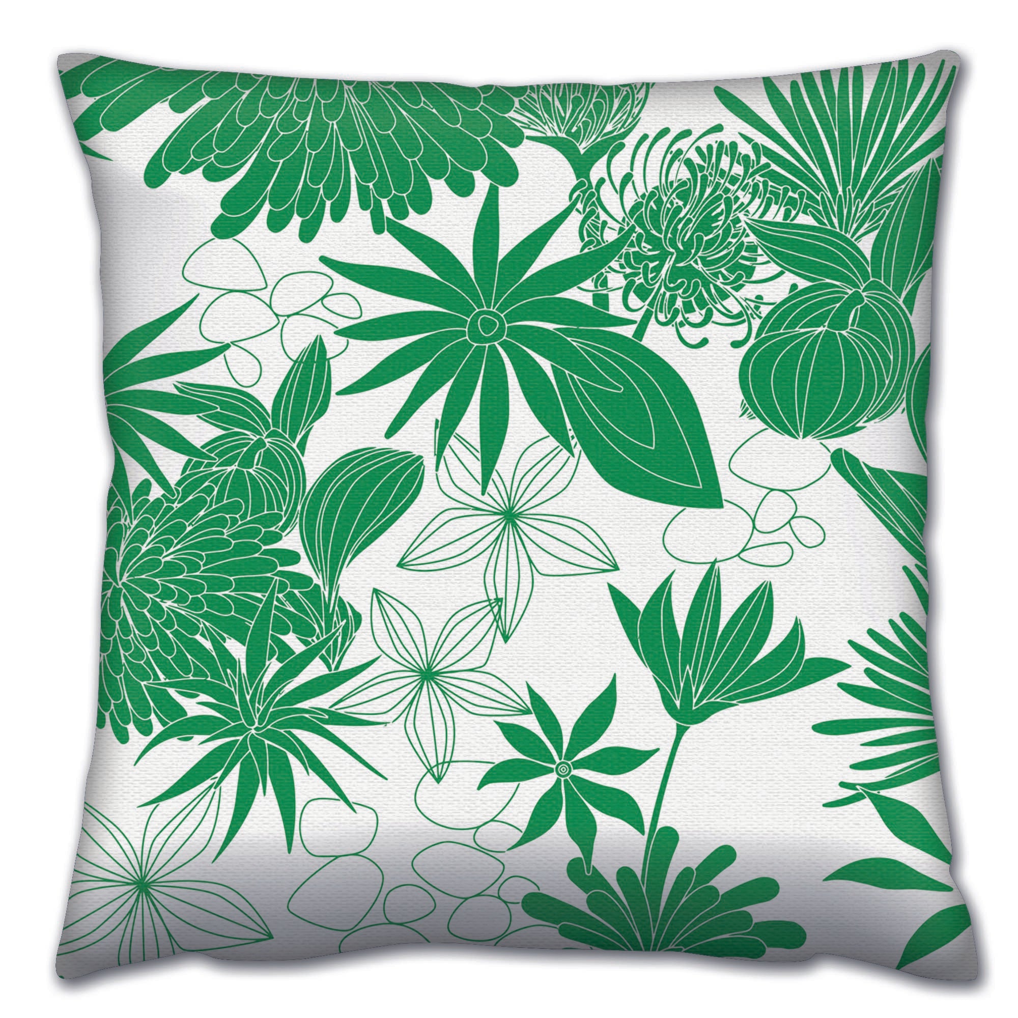 Almofada – 43 x 43 cm – Multicolorido – Algodão e Poliester