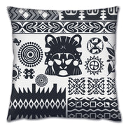 Almofada – 43 x 43 cm – Multicolorido – Algodão/Poliéster