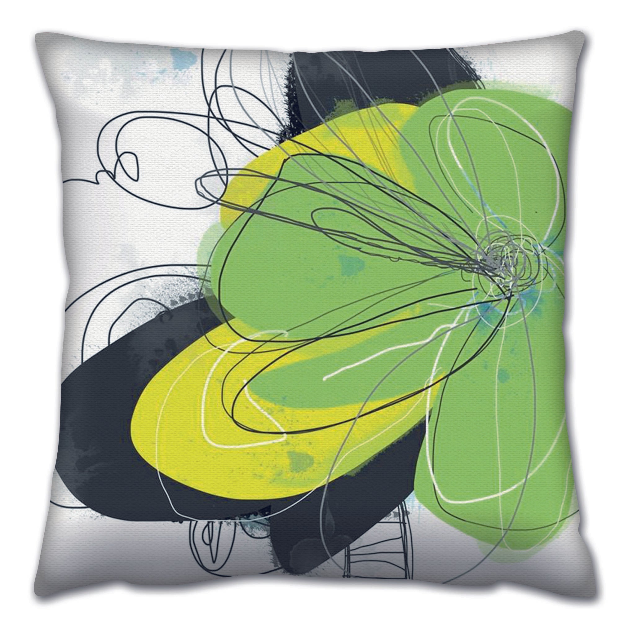 Almofada – 43 x 43 cm – Multicolorido – Algodão e Poliéster