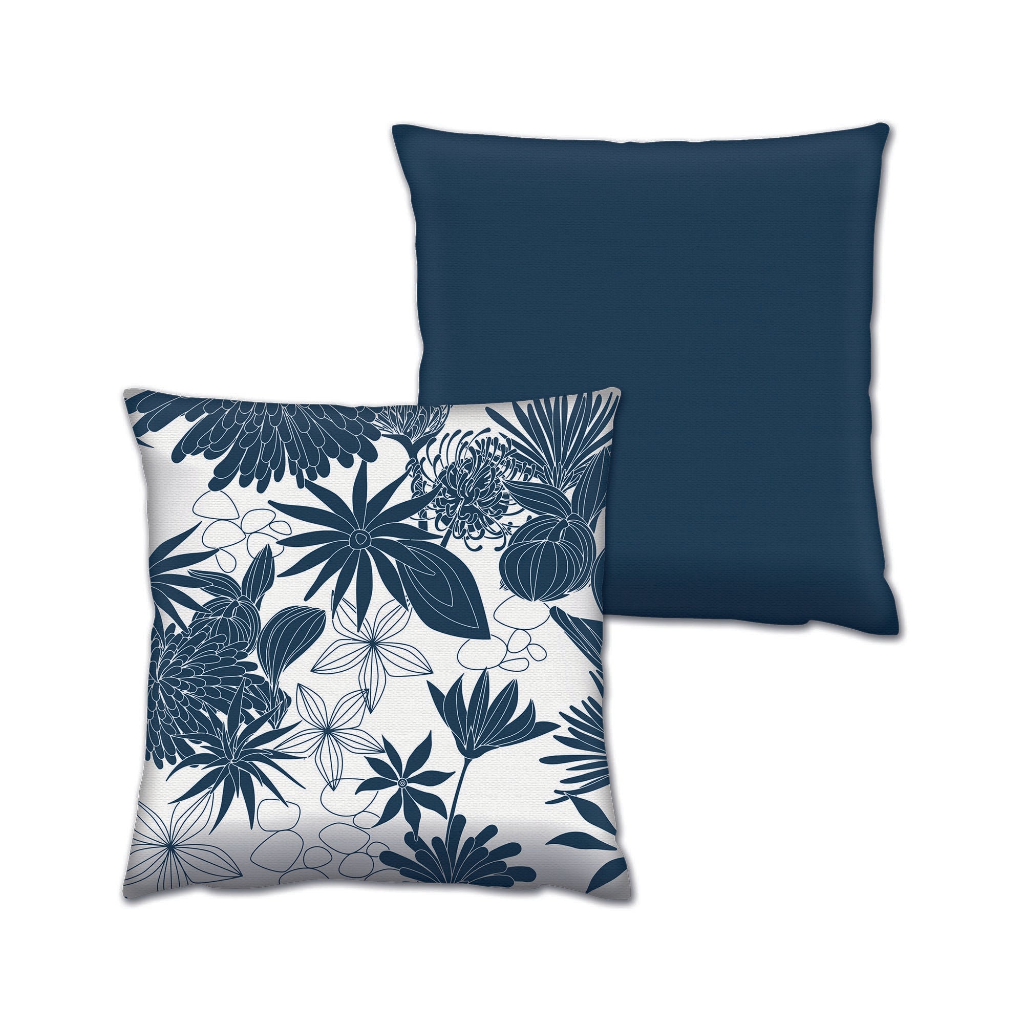 Conjunto de almofadas – 43 x 43 cm – Multicolorido – Algodão e poliéster