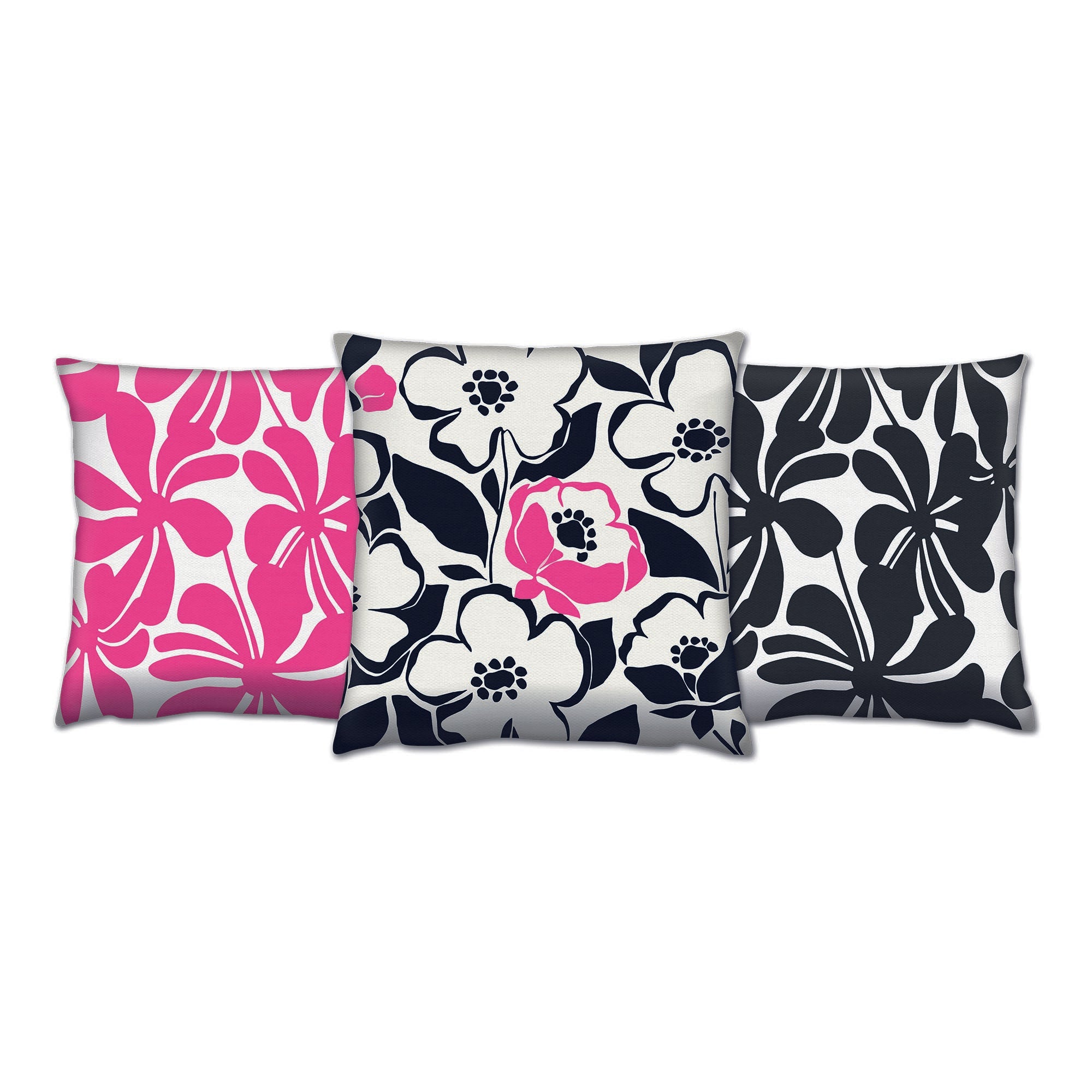 Conjunto de almofadas – 43 x 43 cm – Multicolorido – Algodão e Poliéster