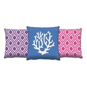 Conjunto de almofadas – 43 x 43 cm – Multicolorido – 50% Algodão / 50% Poliéster
