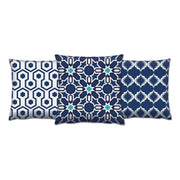 Conjunto de almofadas – 43 x 43 cm – Multicolorido – Algodão/Poliéster