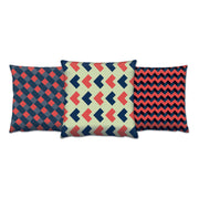 Conjunto de almofadas – 43 x 43 cm – Multicolorido – 50% Algodão / 50% Poliéster