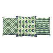Conjunto de almofadas – 43 x 43 cm – Multicolorido – Algodão e poliéster