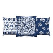 Conjunto de almofadas – 43 x 43 cm – Multicolorido – 50% Algodão, 50% Poliéster
