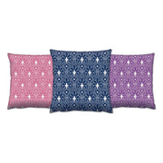 Conjunto de almofadas – 43 x 43 cm – Multicolorido – Algodão e poliéster