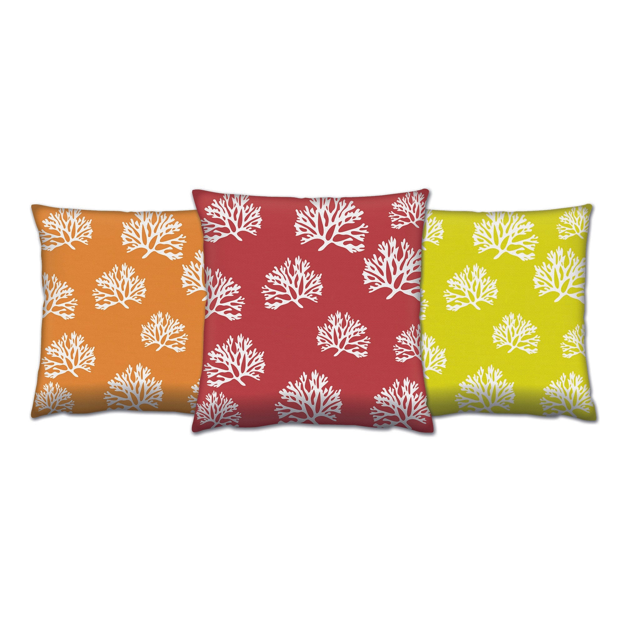 Conjunto de almofadas – 43 x 43 cm – Multicolorido – 50% Algodão / 50% Poliéster