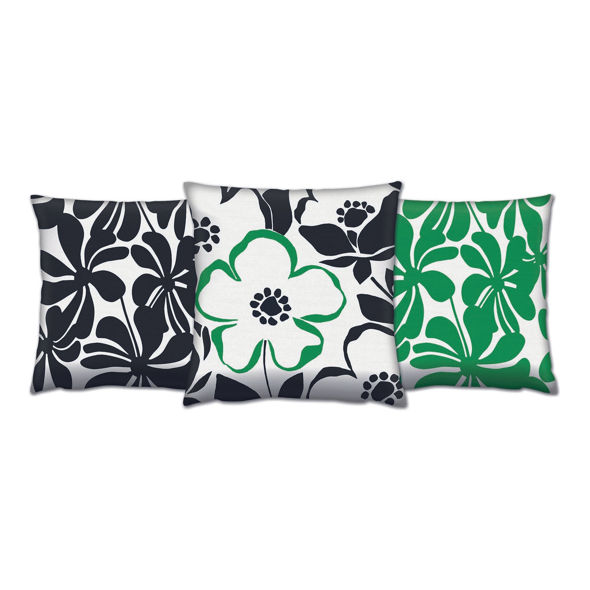 Conjunto de almofadas – 43 x 43 cm – Multicolorido – Algodão e Poliésterc