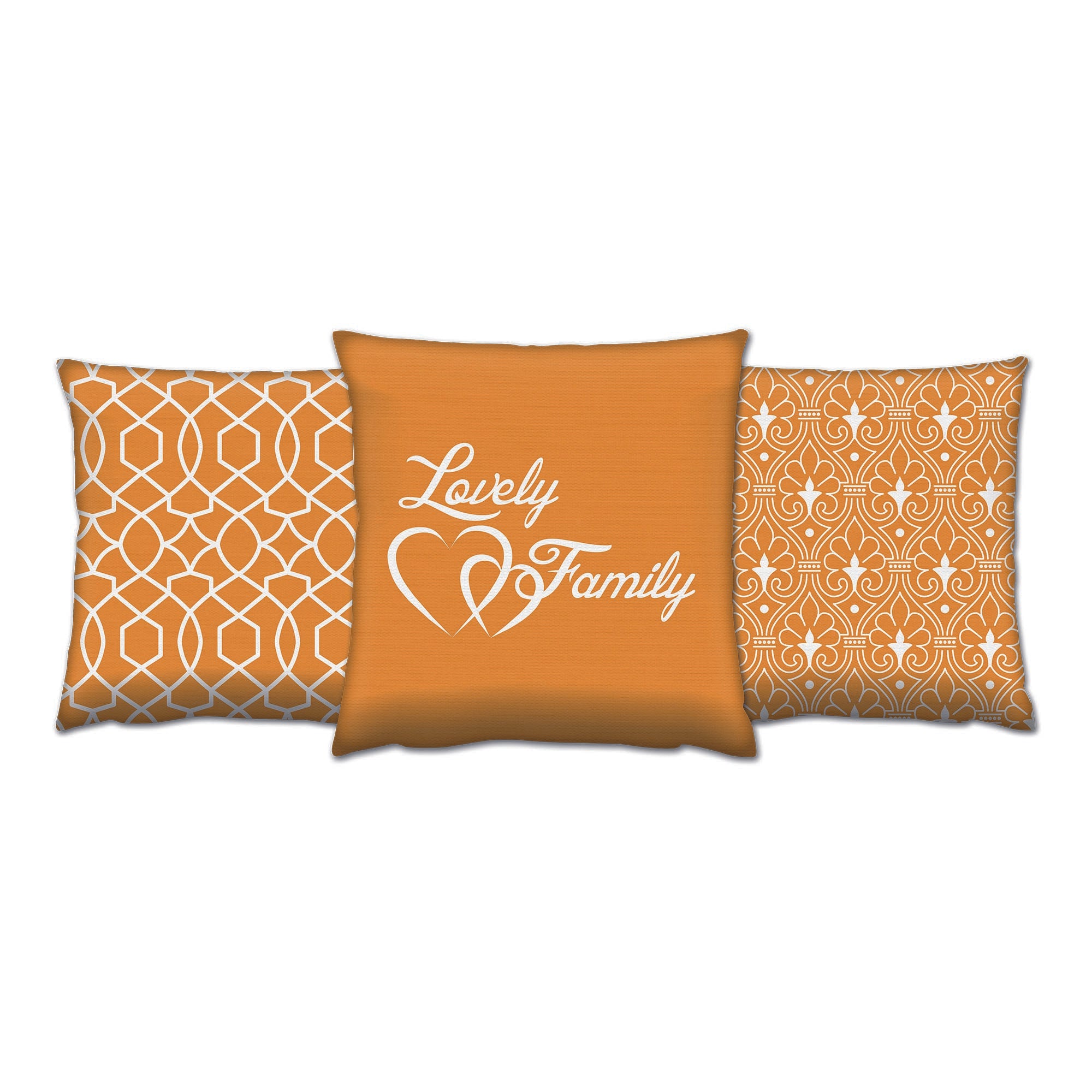 Conjunto de almofadas – 43 x 43 cm – Multicolorido – 50% Algodão / 50% Poliéster