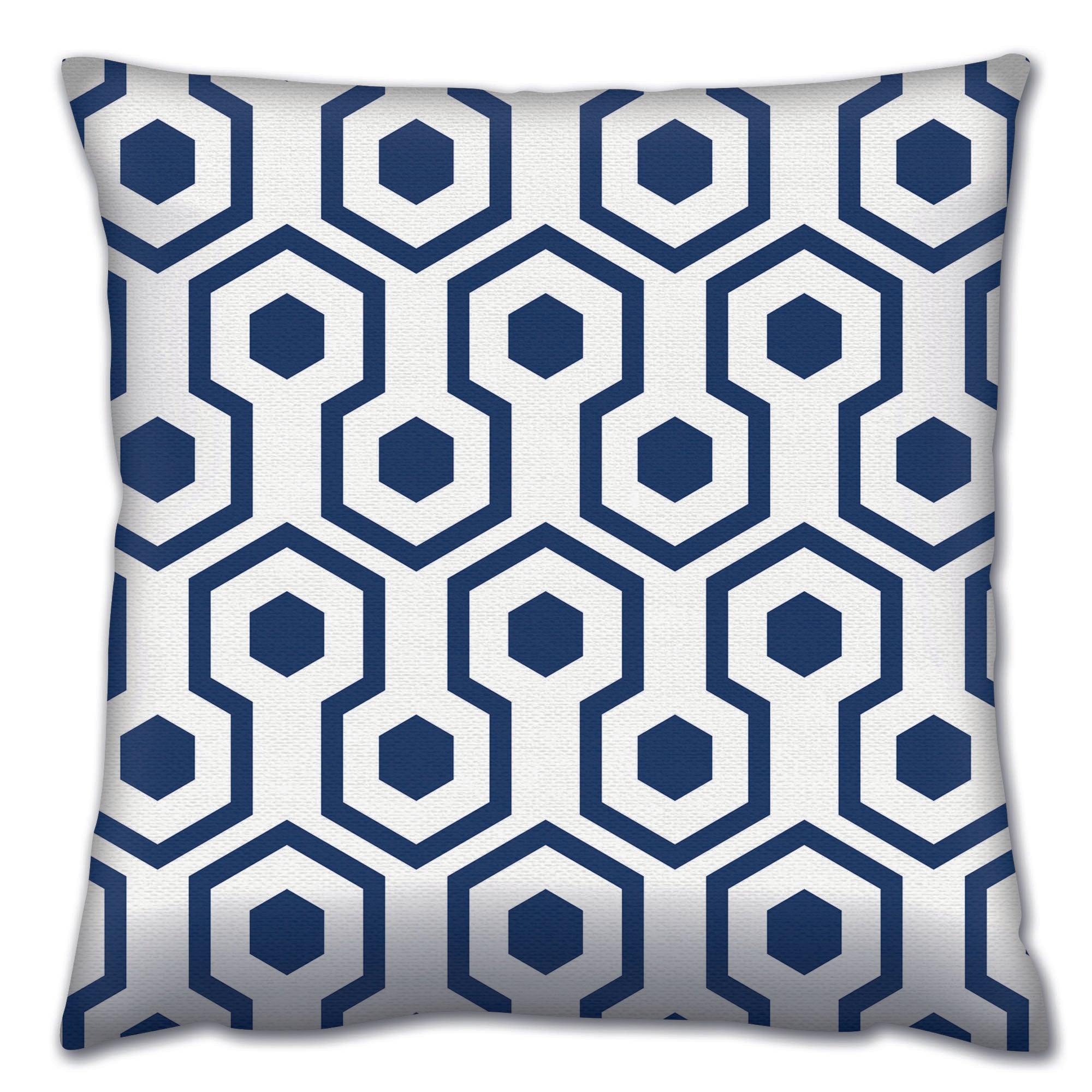 Almofada – 43 x 43 cm – Multicolorido – Algodão / Poliéster