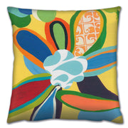 Almofada – 43 x 43 cm – Multicolorido – Algodão e Poliéster