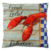 Almofada – 43 x 43 cm – Multicolorido – Algodão e Poliéster