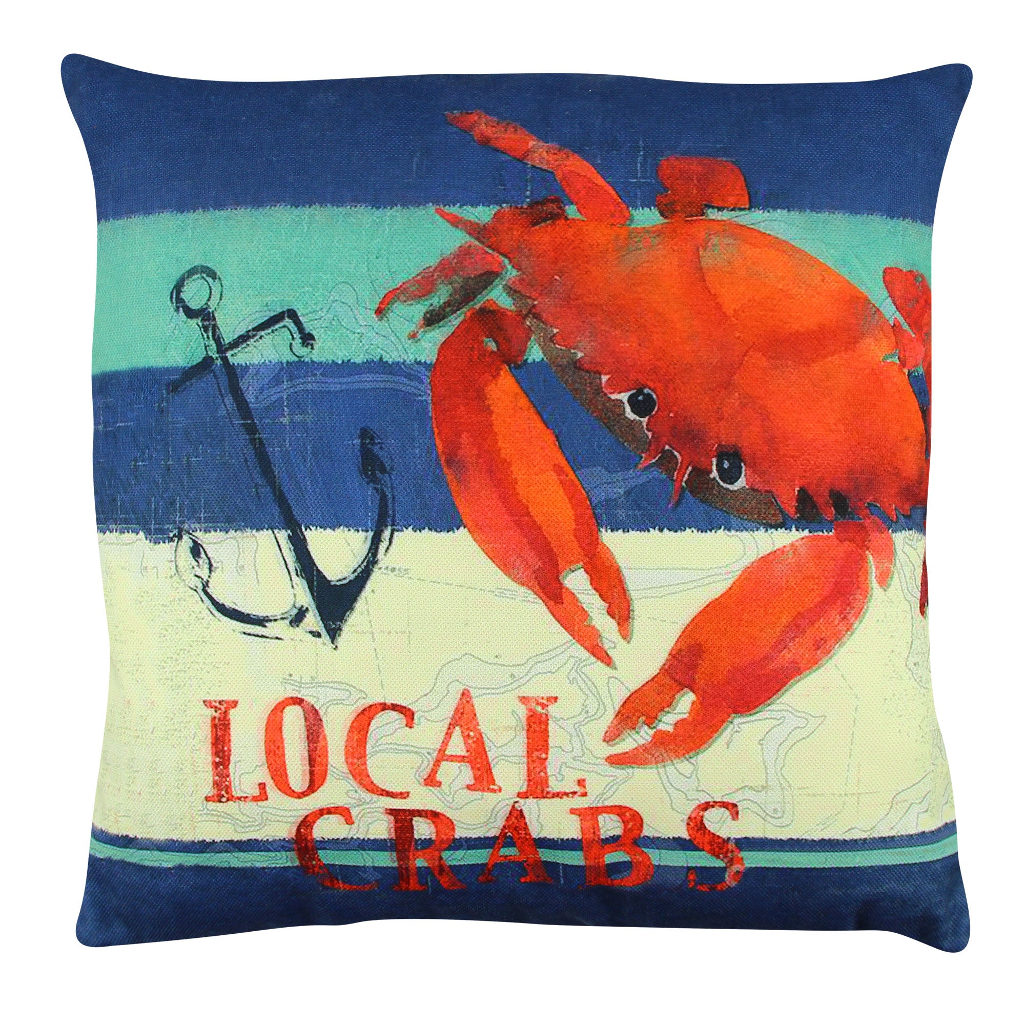 Almofada – 43 x 43 cm – Multicolorido – Algodão e Poliéster