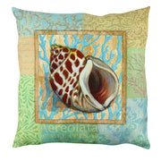 Almofada – 43 x 43 cm – Multicores – Algodão e Poliéster