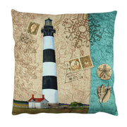 Almofada – 43 x 43 cm – Multicolorido – Algodão/Poliéster