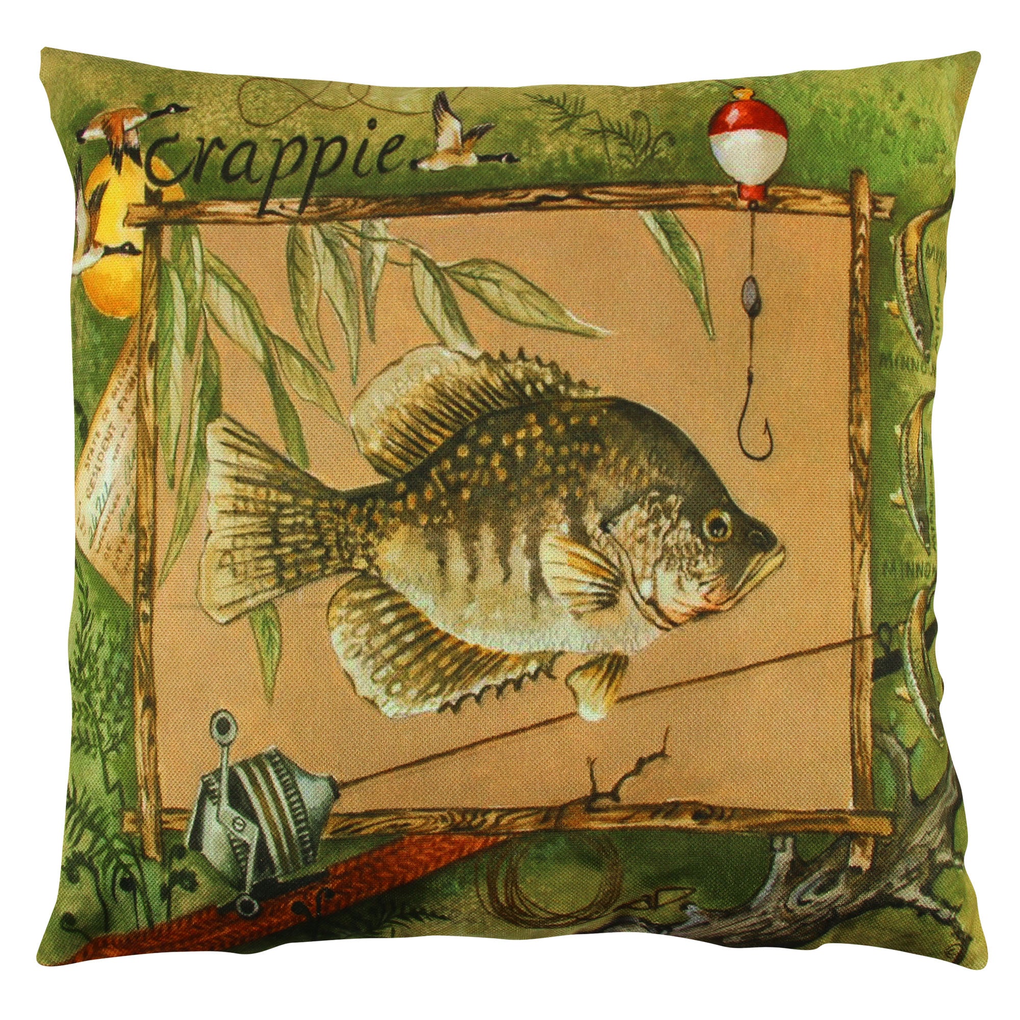 Almofada – 43 x 43 cm – Multicolorido – Algodão/Poliéster