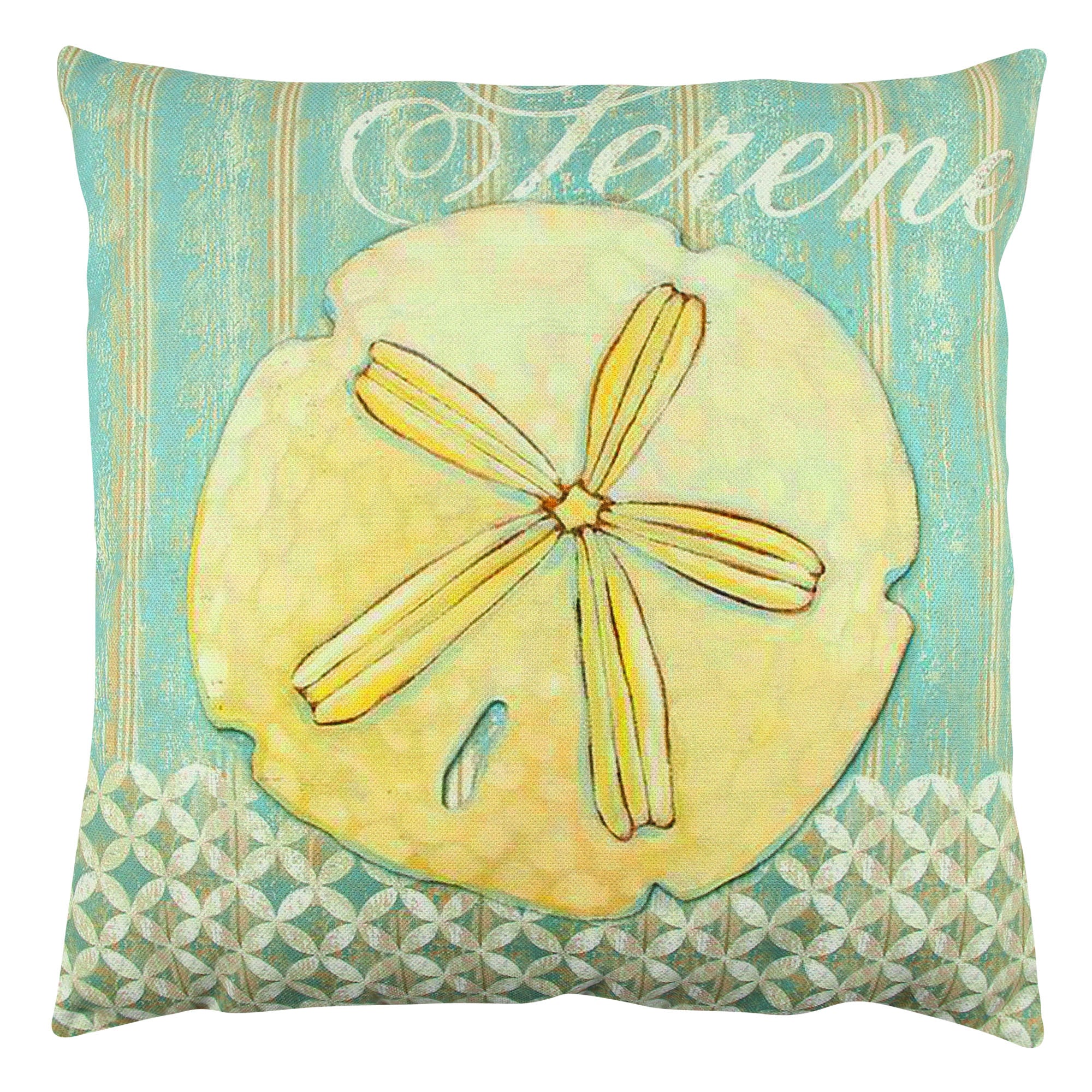 Almofada – 43 x 43 cm – Multicolorido – Algodão e Poliéster