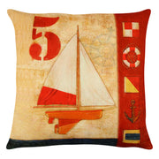 Almofada – 43 x 43 cm – multicolorido – algodão e poliéster