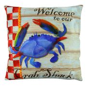 Almofada – 43 x 43 cm – Multicolorido – Algodão/Poliéster