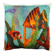 Almofada – 43 x 43 cm – Multicolorido – Algodão/Poliéster