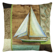 Almofada – 43 x 43 cm – multicolorido – algodão e poliéster