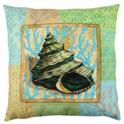 Almofada – 43 x 43 cm – Multicolorido – Algodão/Poliéster