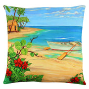 Almofada – 43 x 43 cm – Multicolorido – Algodão e Poliéster