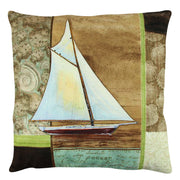 Almofada – 43 x 43 cm – Multicolorido – Algodão e Poliéster