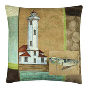 Almofada – 43 x 43 cm – Multicolorido – Algodão e poliéster