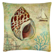 Almofada – 43 x 43 cm – Multicolorido – Algodão e Poliéster