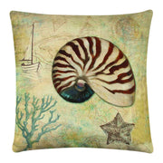 Almofada – 43 x 43 cm – Multicolorido – Algodão e Poliéster