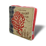 Almofada – 42 x 42 cm – Multicolorido – Algodão/Poliéster