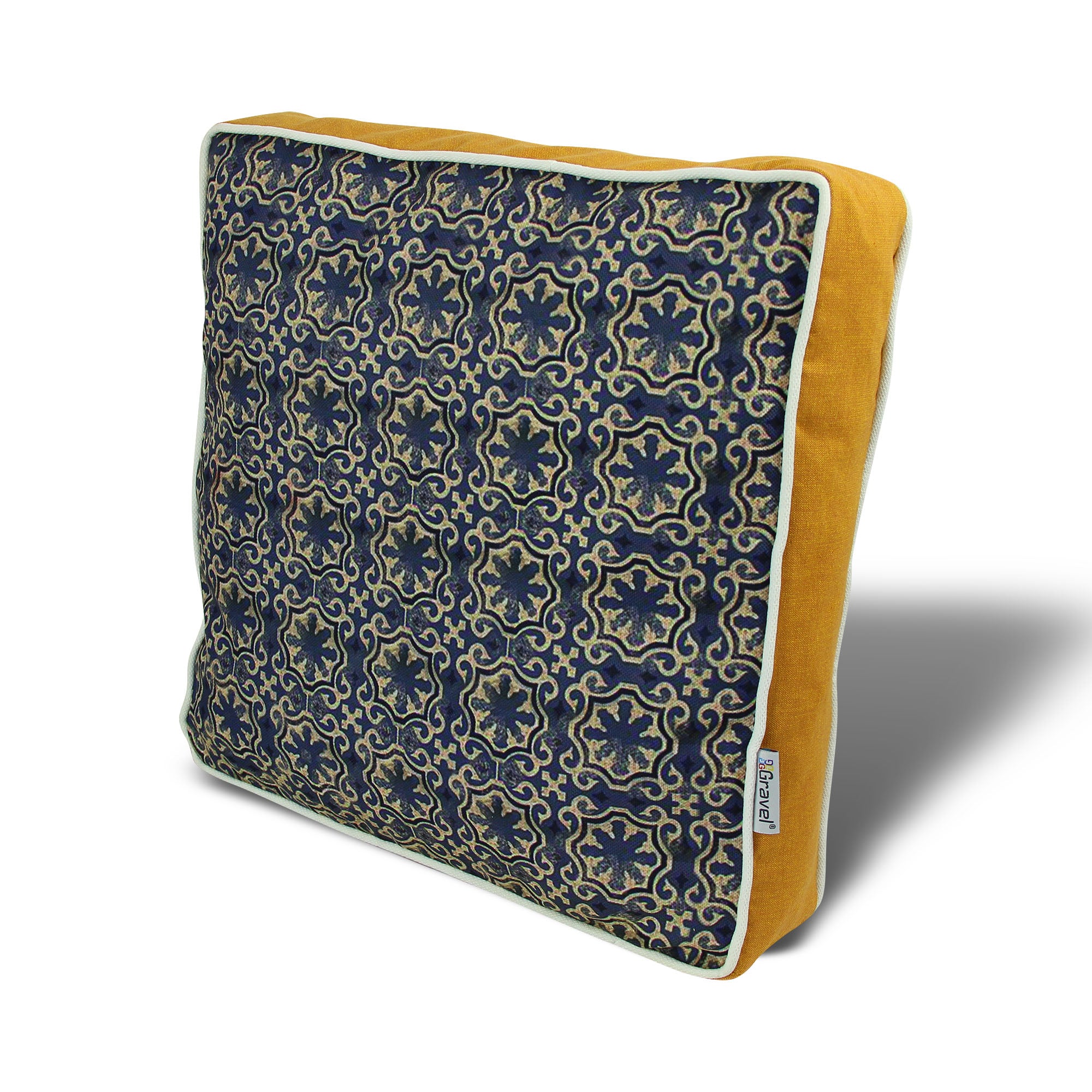 Almofada – 42 x 42 cm – Multicolorido – Algodão e Poliéster