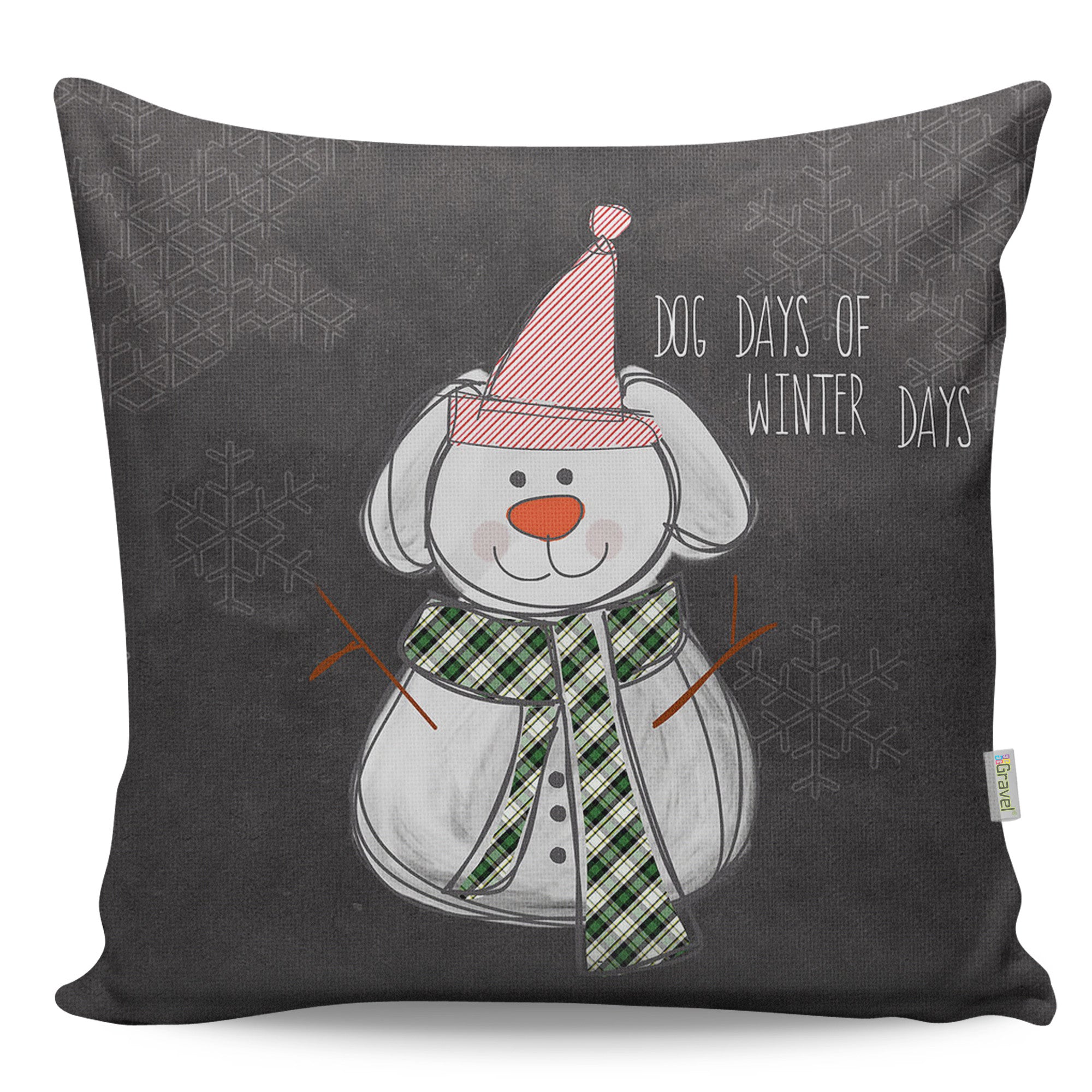 Almofada – 43 x 43 cm – Multicolorido – Algodão e Poliéster