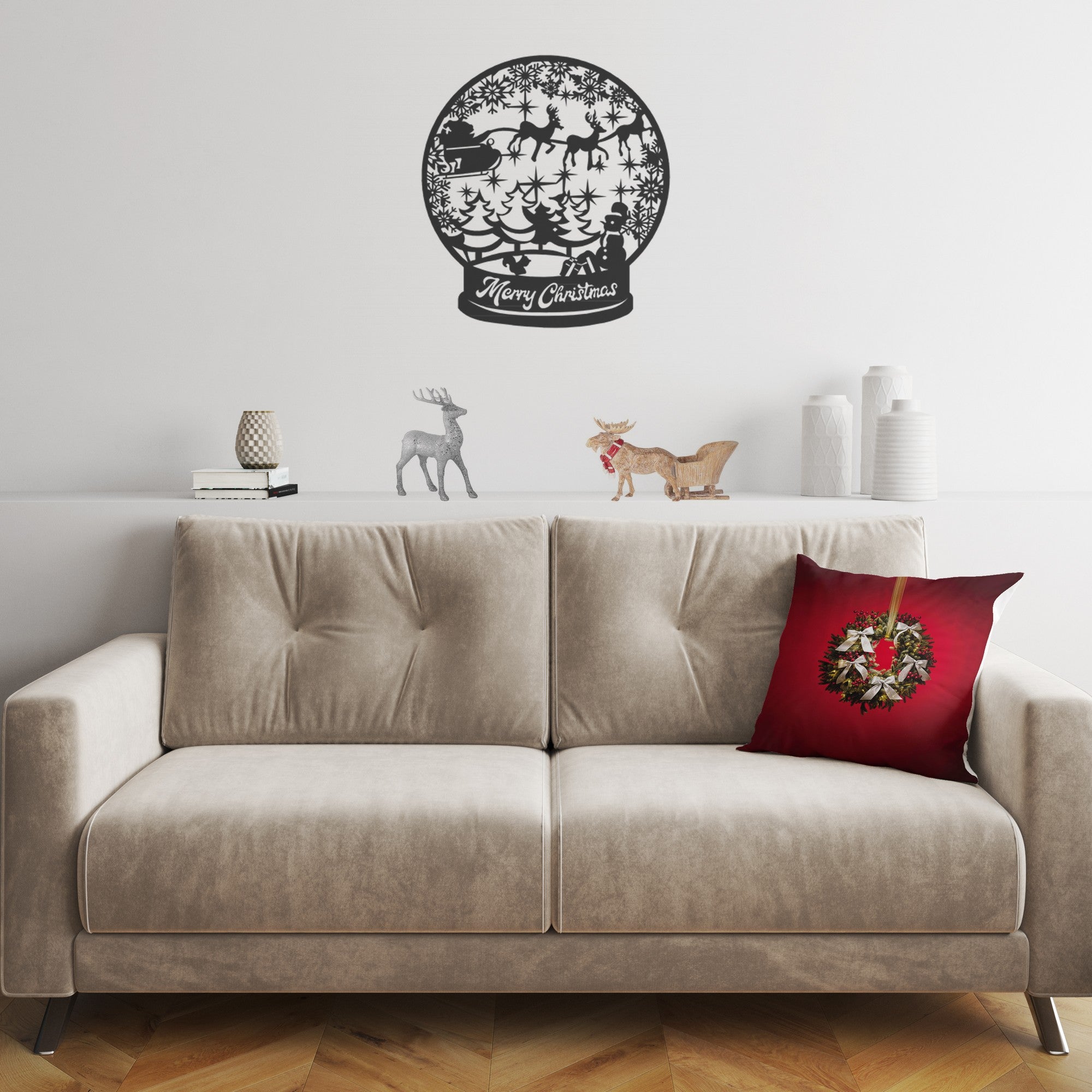 Almofada – 43 x 43 cm – Multicolorido – Algodão/Poliéster